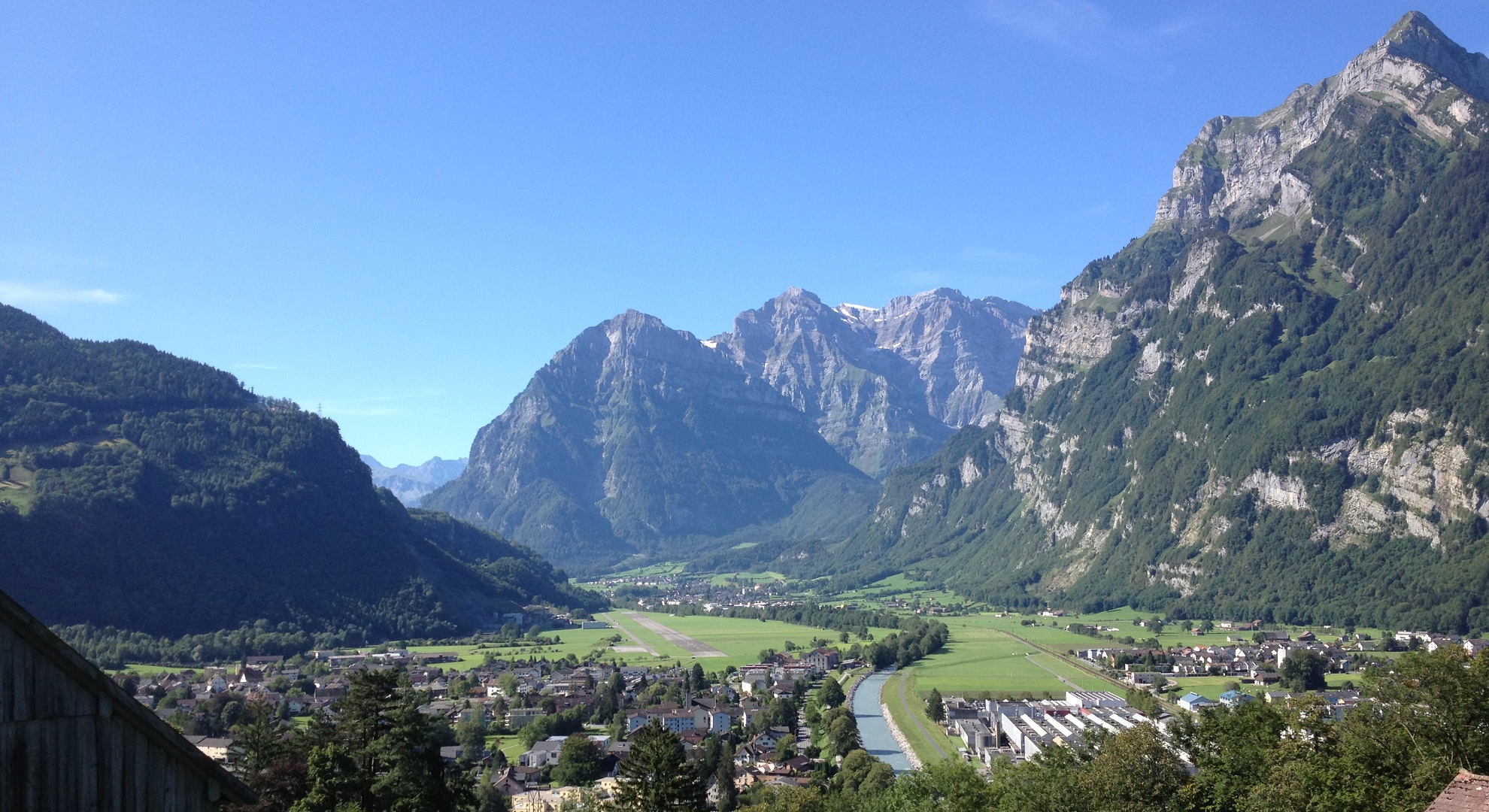 Wundersch&ouml;ner Blick vom Kerenzerberg Richtung Gl&auml;rnisch
