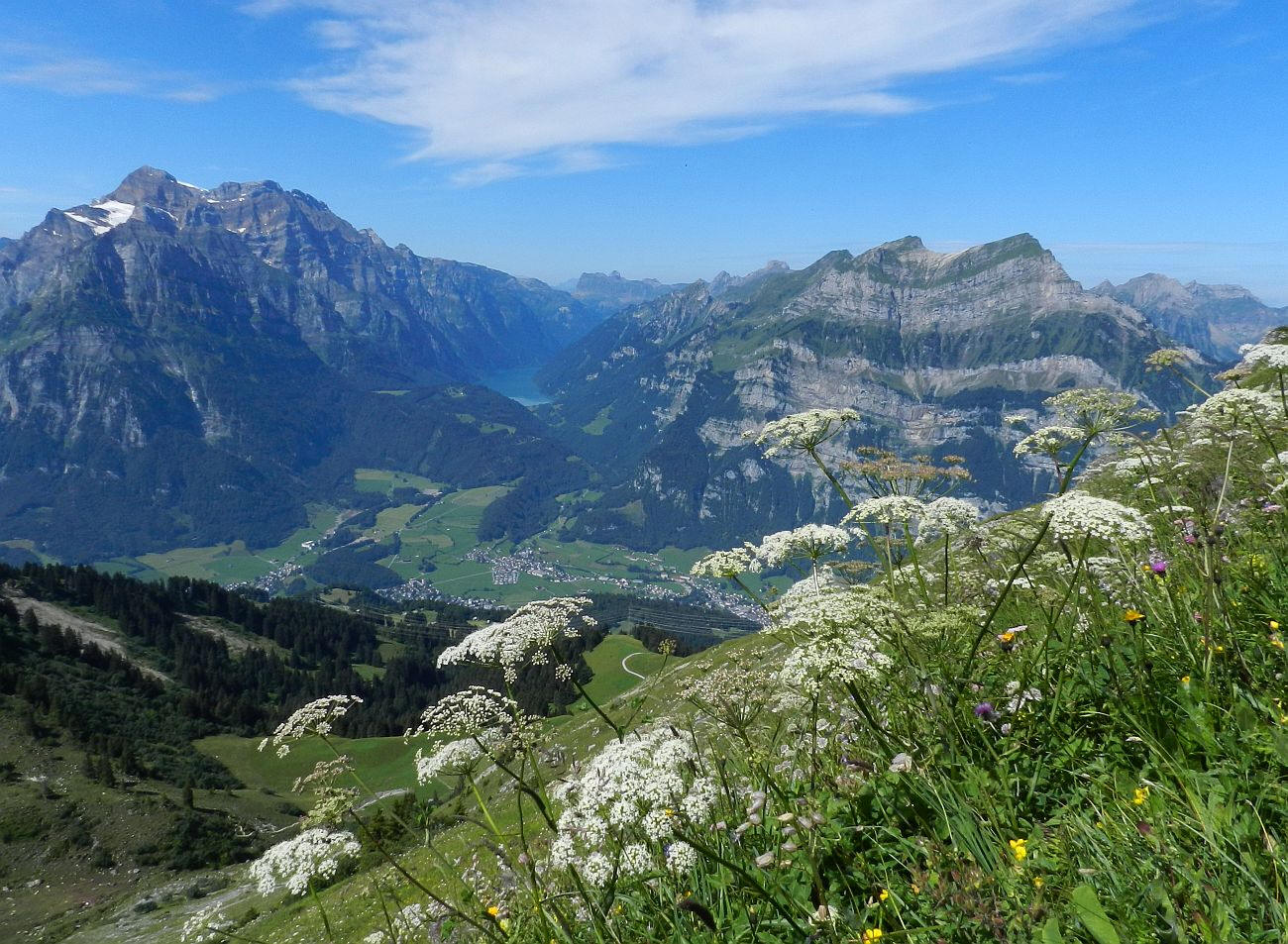 Blick vom Schilt Richtung Kl&ouml;ntal